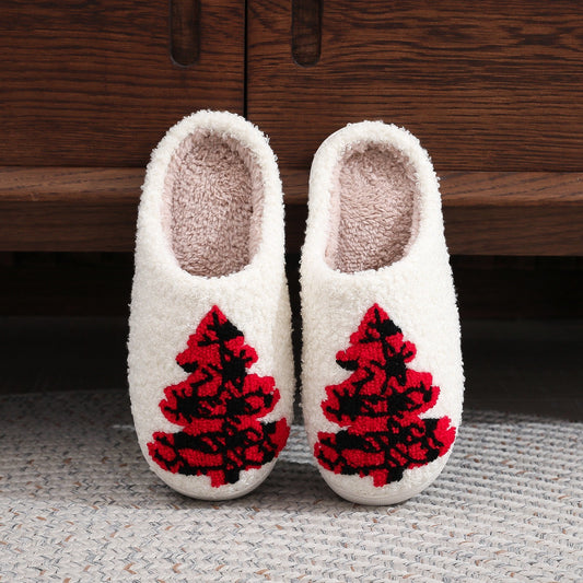 Christmas Tree Fussy Fashion Non-Slip Home Slippers For Women