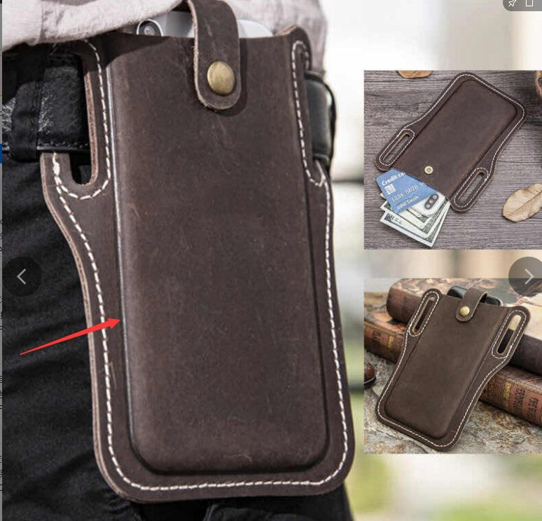 Leather Cell Phone Holster Case