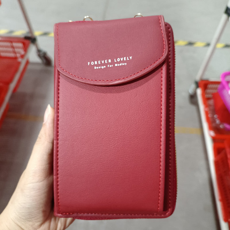 Leather Crossbody Phone Case Handbags