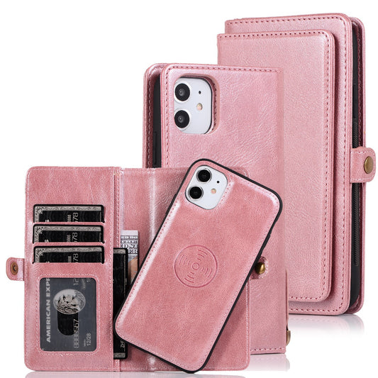 iPhone Multifunctional 12 Cards Wallet Protective Case