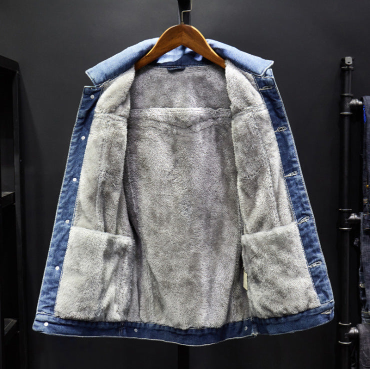 Denim Fleece Jacket