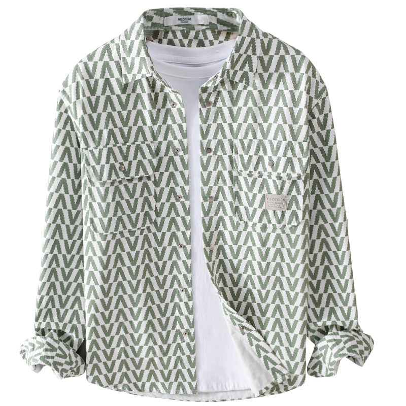 Plaid Long Sleeve Casual Loose Shirt