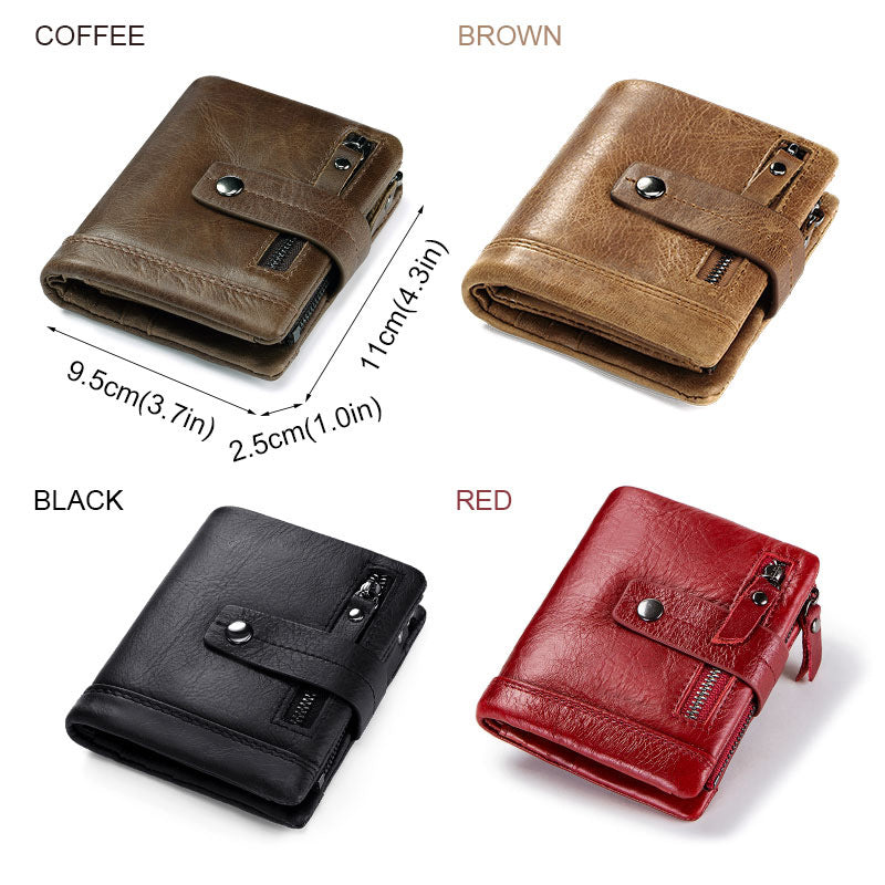 Antimagnetic Multicolor European And American Wallet