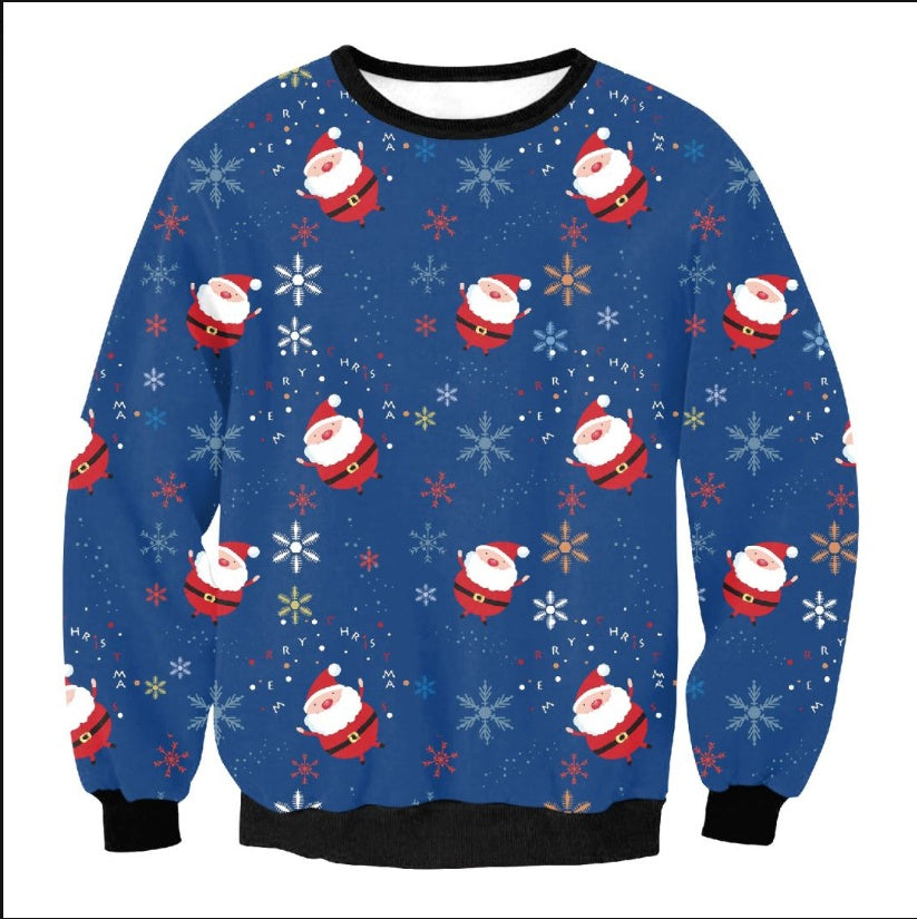 Ugly Christmas Santa Elf Sweaters and Tops