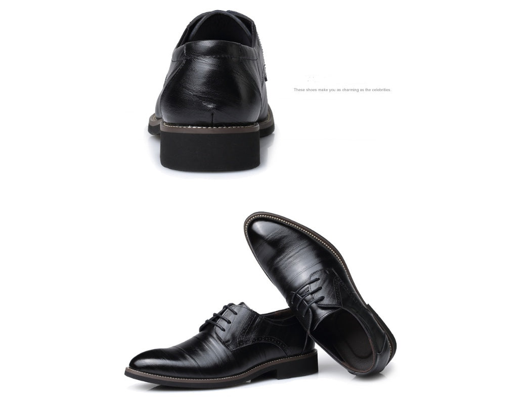 Men's Leather Business Dress Shoes