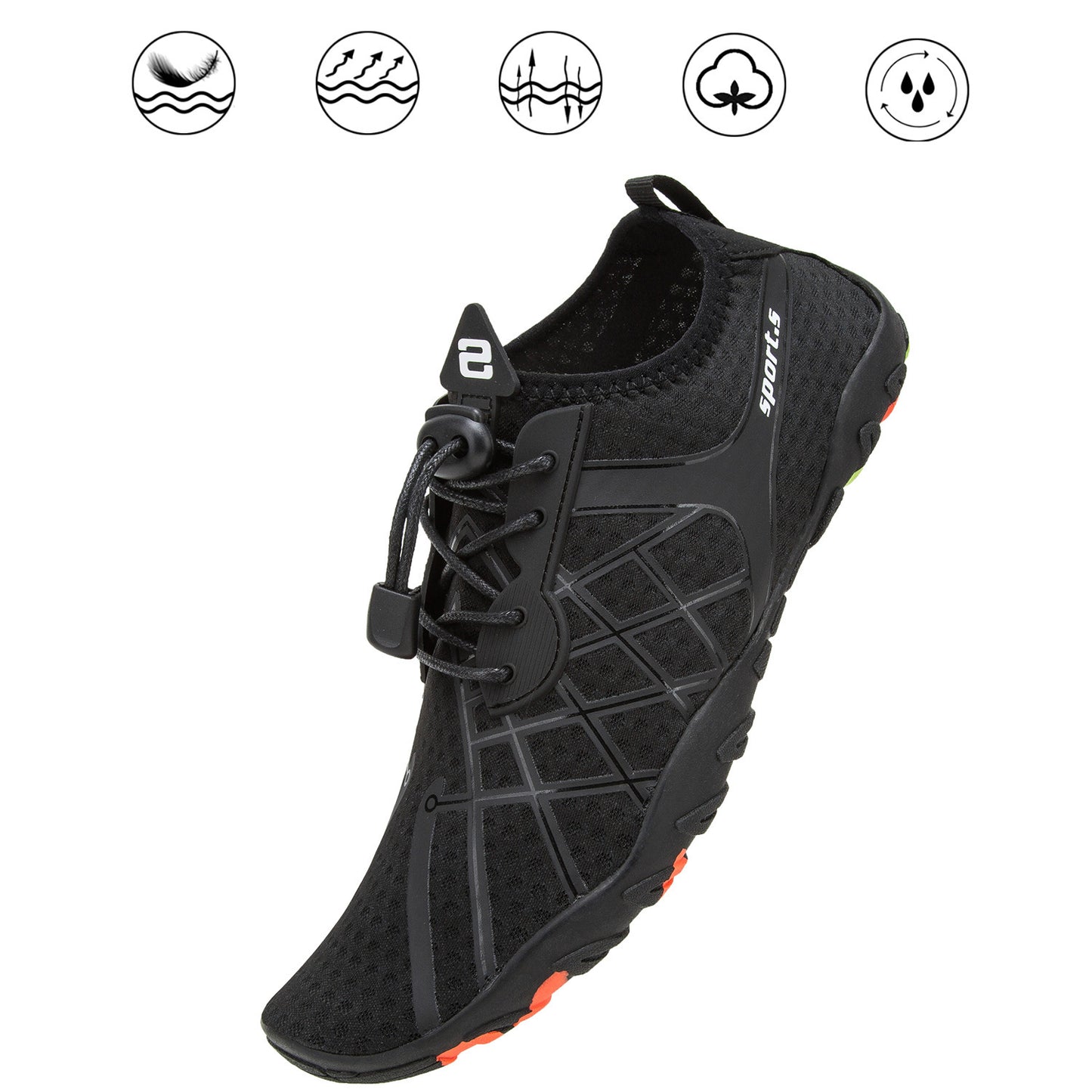 Breathable Shoes, Beach Diving Shoes, Swimming Water Shoes, Light And Easy To Carry Soft Shoes