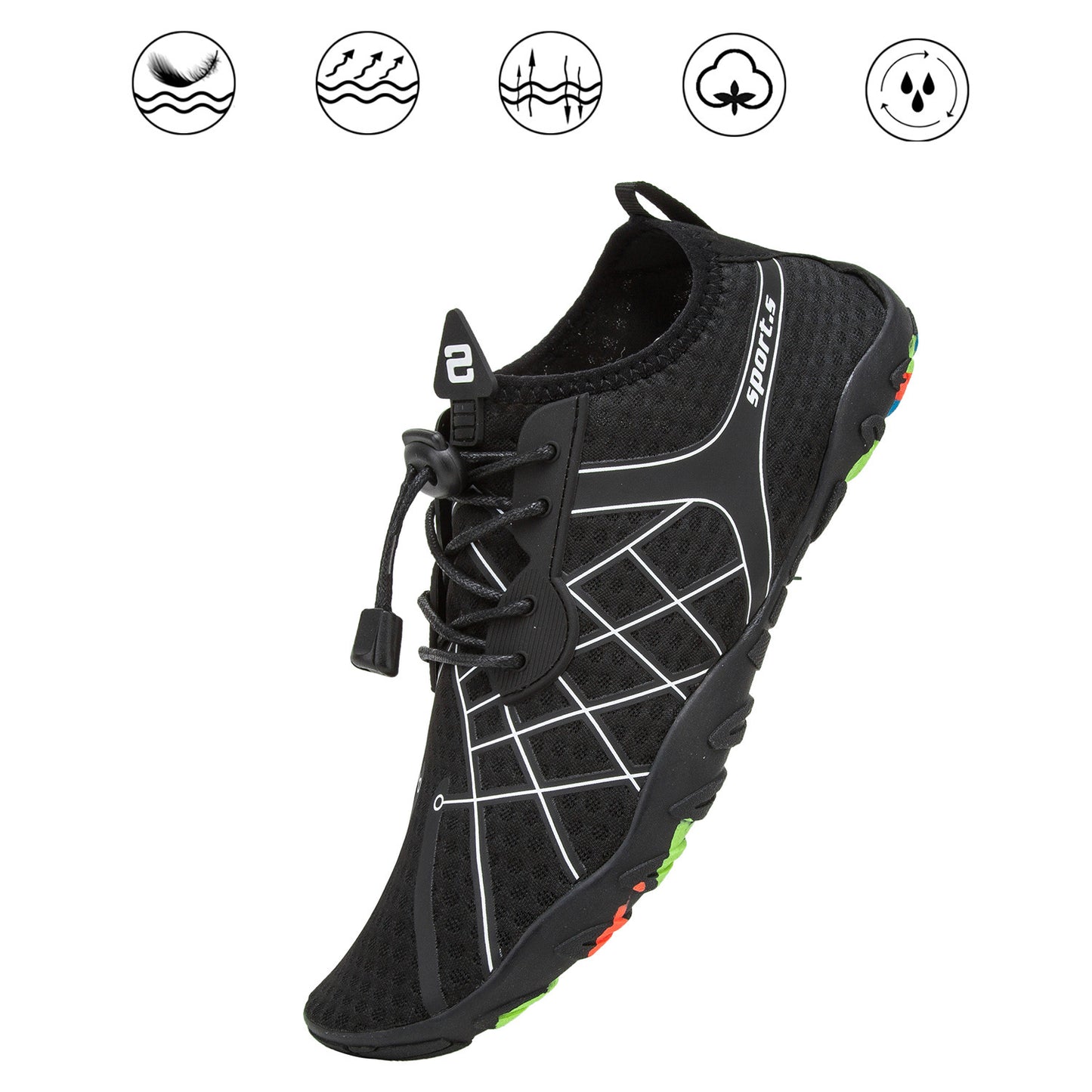 Breathable Shoes, Beach Diving Shoes, Swimming Water Shoes, Light And Easy To Carry Soft Shoes