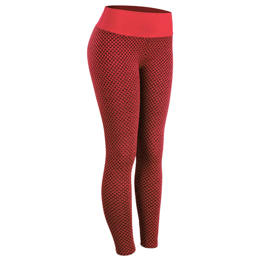 Plaid Leggings Fitness Yoga Seamless High Waist Breathable Gym Leggings