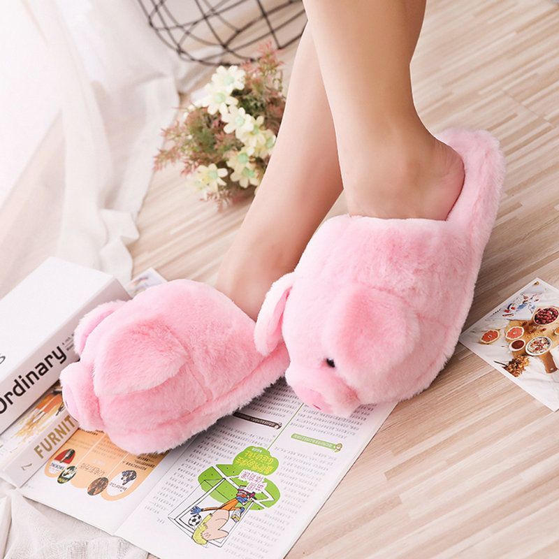 Slippers House Women Warm Winter Home Shoes Plush