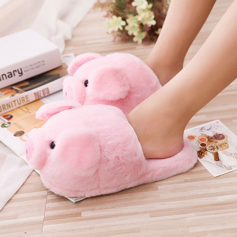 Slippers House Women Warm Winter Home Shoes Plush