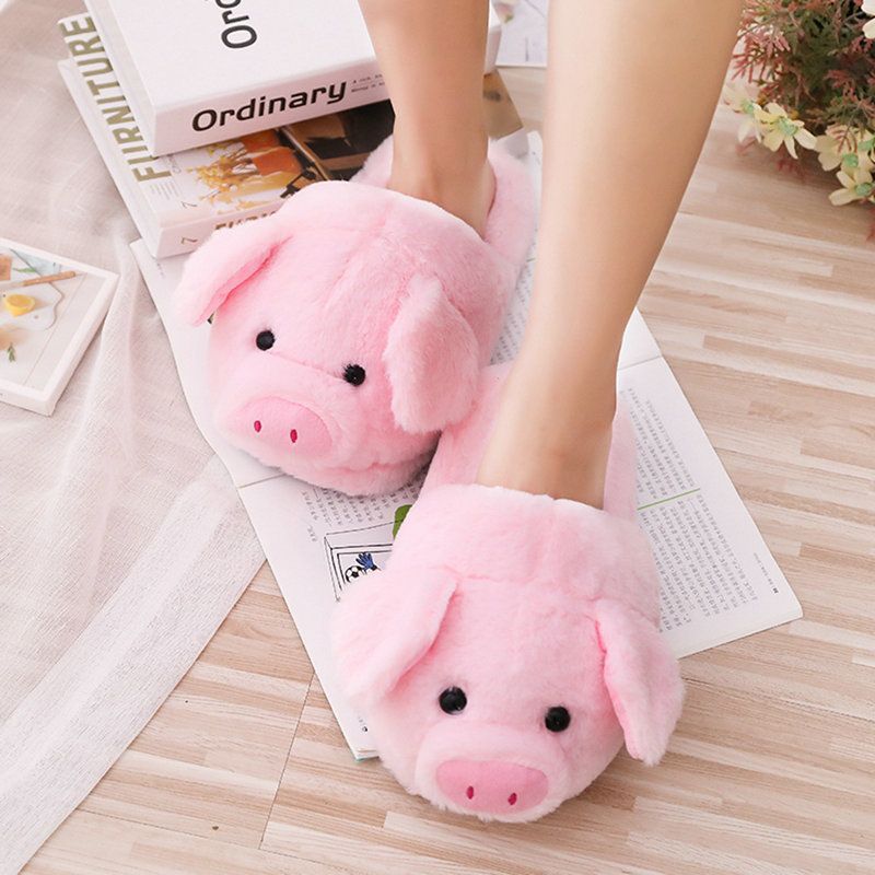 Slippers House Women Warm Winter Home Shoes Plush