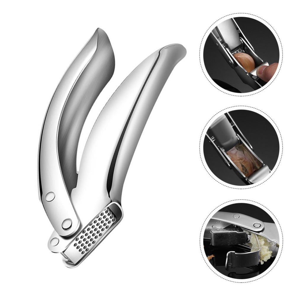 Stainless Steel Manual Garlic Press