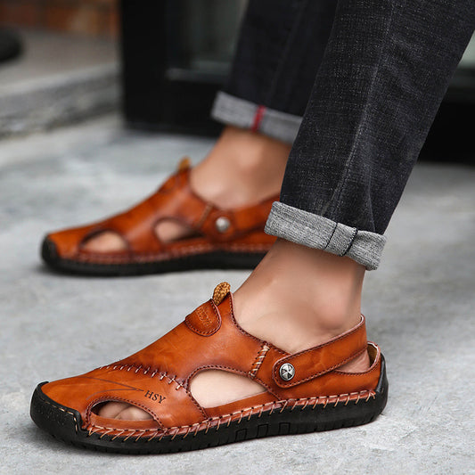 Genuine Leather Roman Summer Sandals