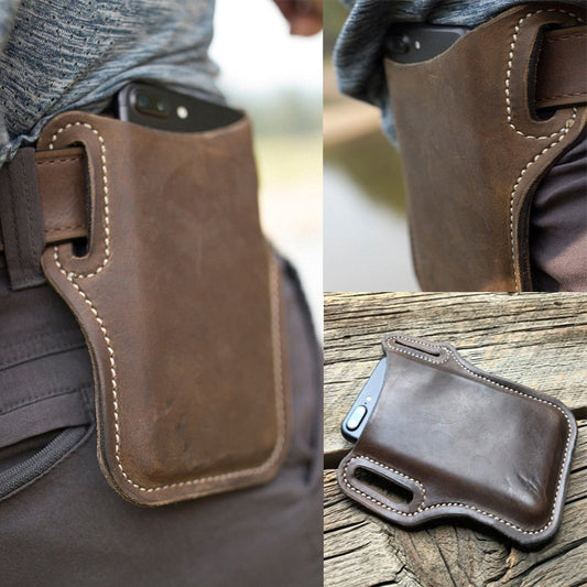 Leather Cell Phone Holster Case
