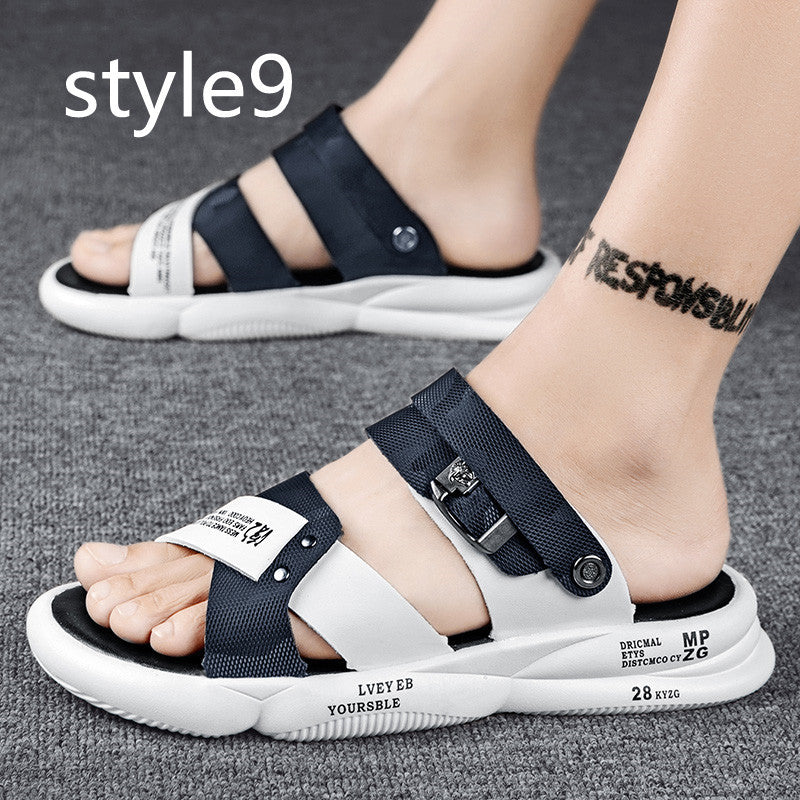 Sandals Beach Sandals Leisure Deodorant Driving Trend Outside Slippers