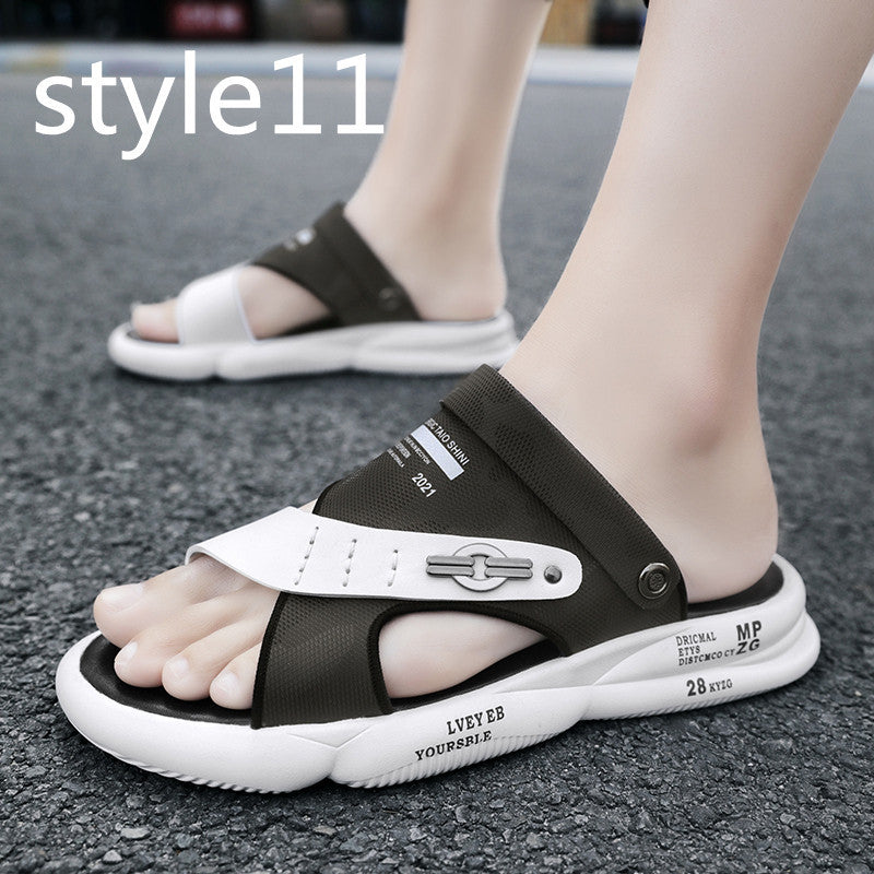 Sandals Beach Sandals Leisure Deodorant Driving Trend Outside Slippers