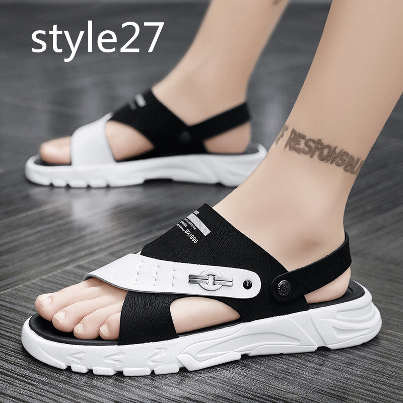 Sandals Beach Sandals Leisure Deodorant Driving Trend Outside Slippers