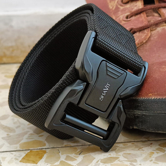 Tactical Military Belt for Hiking Rigger Nylon Web Casual Work
