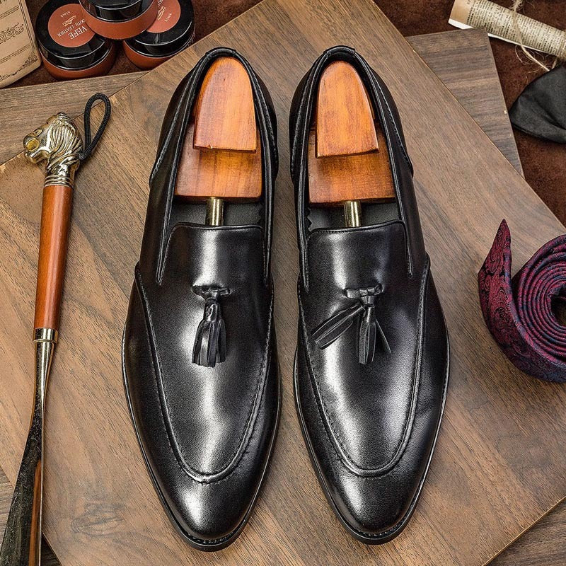 Business Casual Tassel Leather Shoes Men