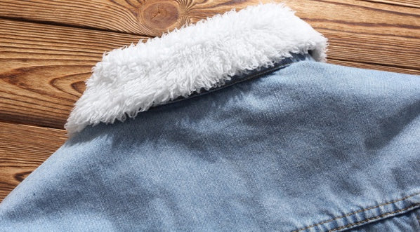 Stamped Denim Jacket