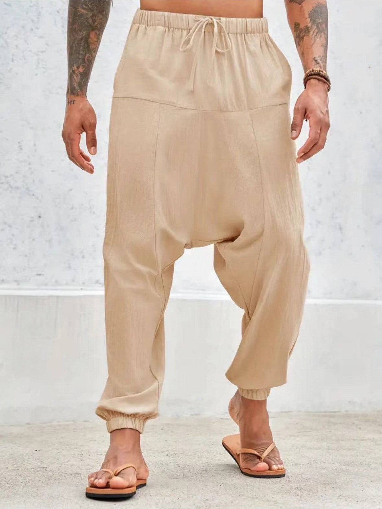 Breathable Cuffed Beach Pants