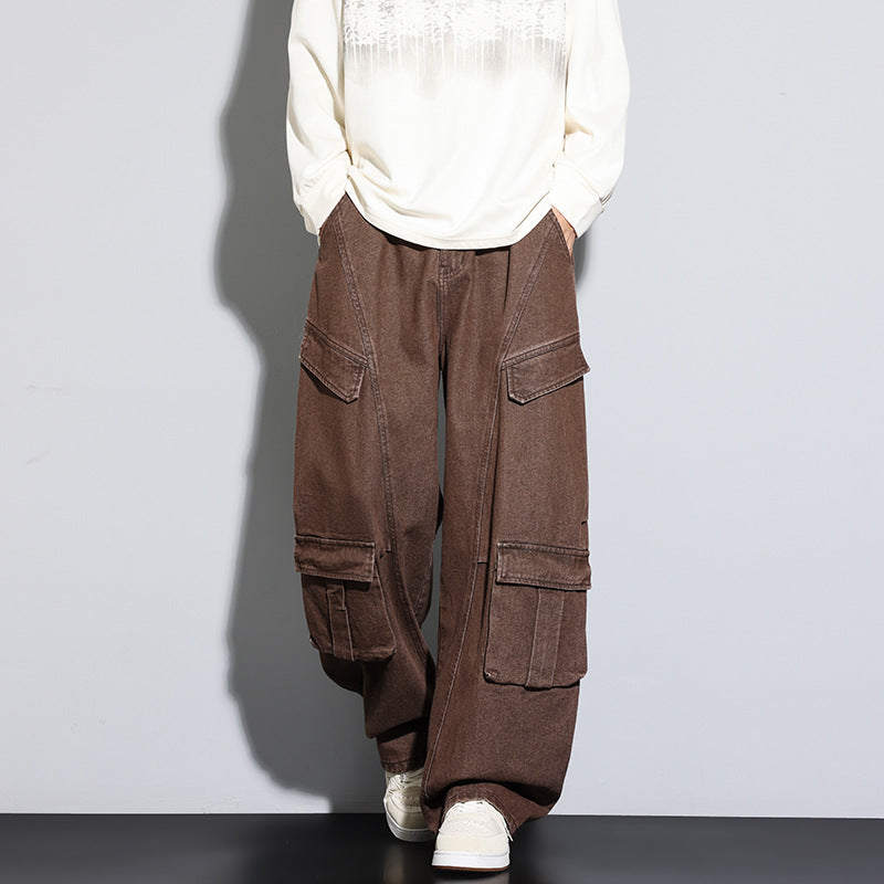 Vintage Plus Size Straight Pants