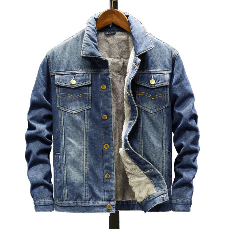 Denim Fleece Jacket