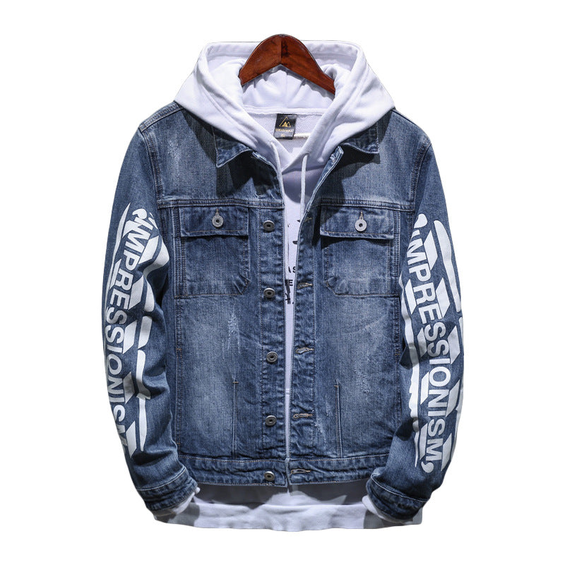 Printed Denim Jacket