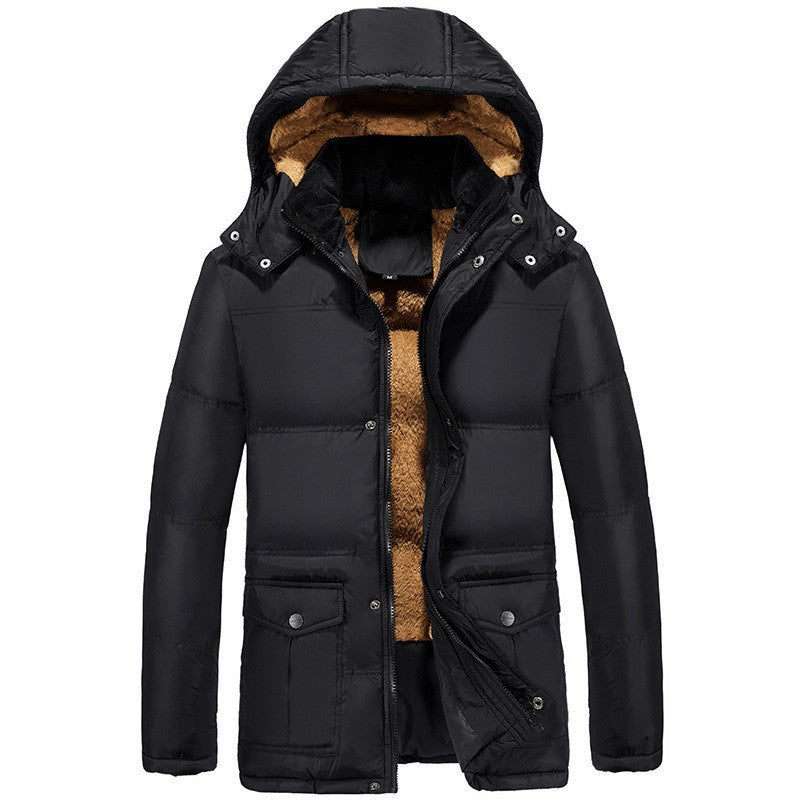 Velvet Padded Winter Jacket