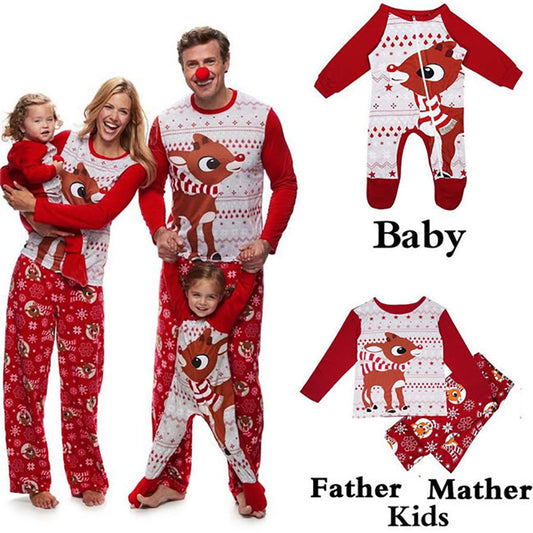 Christmas Family Matching Pajamas Sleepwear Set