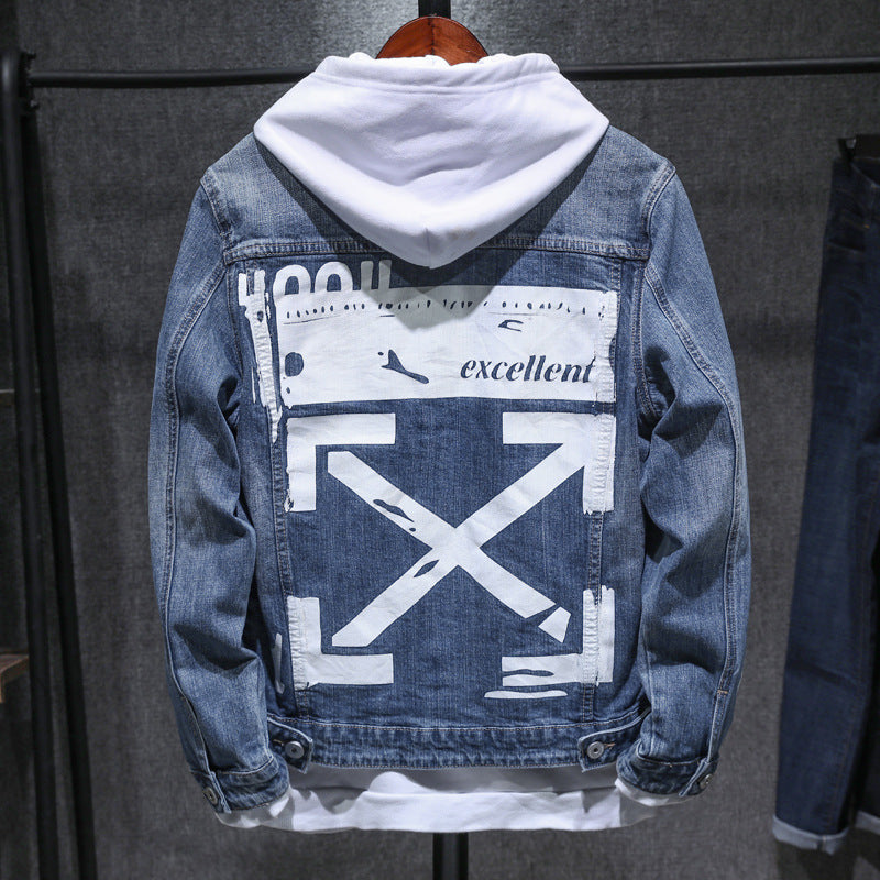 Printed Denim Jacket