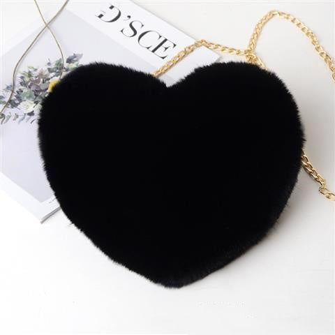 Valentines Plush Love Shoulder Party Bags with Chain