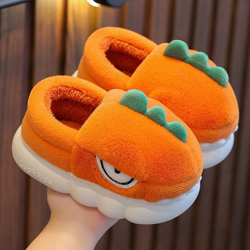 Children Cotton Slippers Boys Winter Girls Cute Child