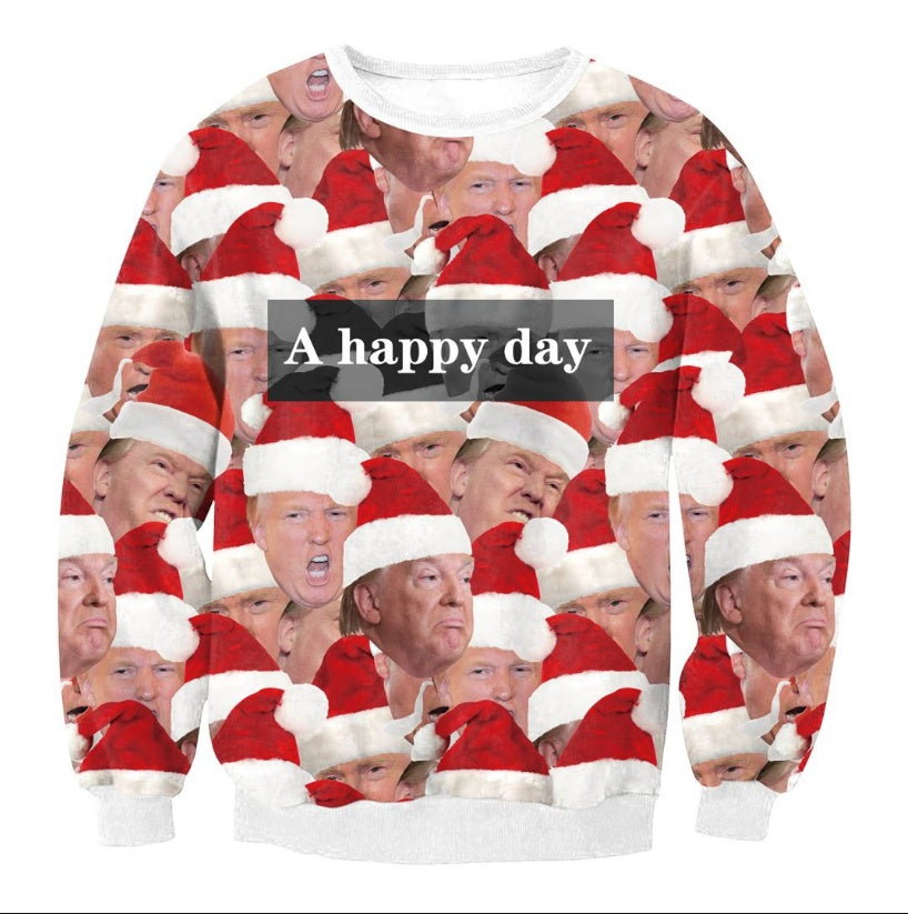 Ugly Christmas Santa Elf Sweaters and Tops