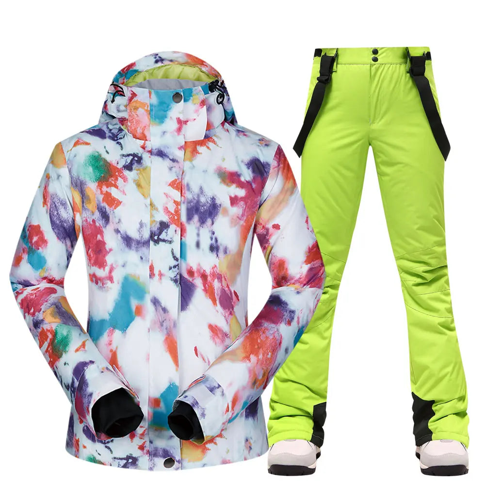 Women Winter Ski Suit