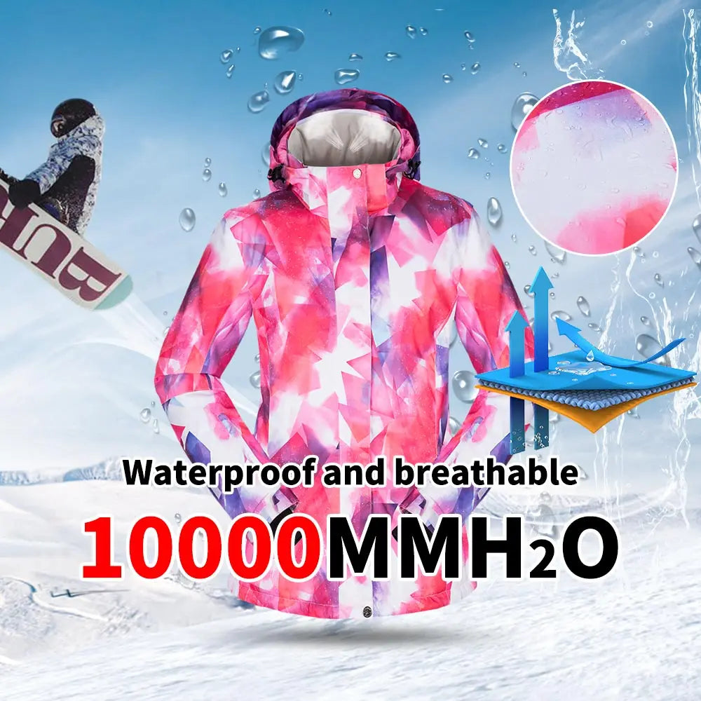 Women Winter Ski Suit