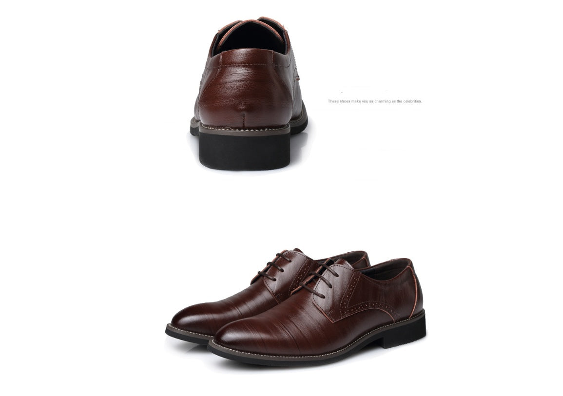 Men's Leather Business Dress Shoes