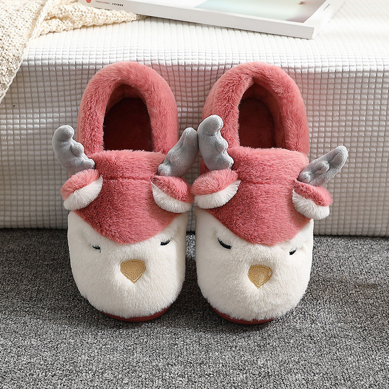 Christmas Elk Non-Slip Slippers