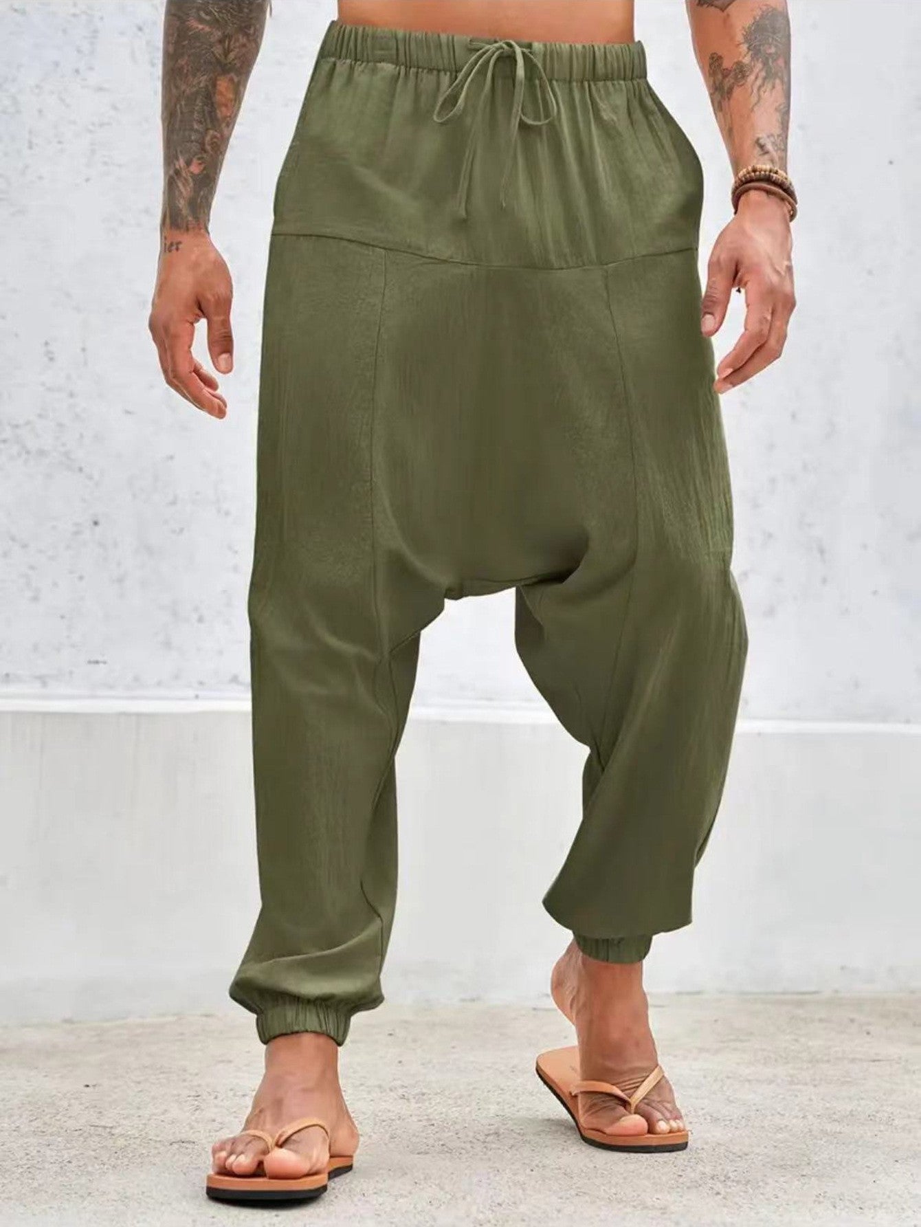 Breathable Cuffed Beach Pants