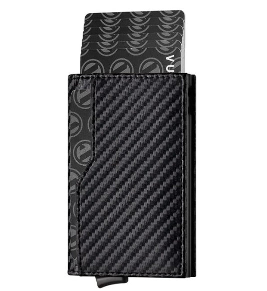 Double ID Window Rfid Leather Wallet