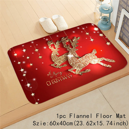 Christmas Carpet Flannel Mat