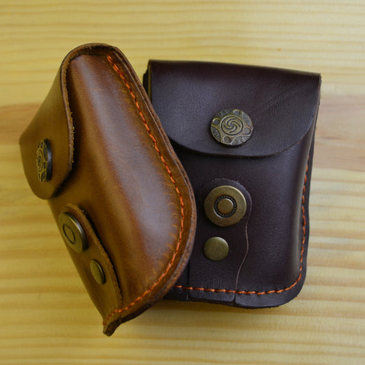 Leather Ammo Pouch W Magnets Holds 500g Steel Balls