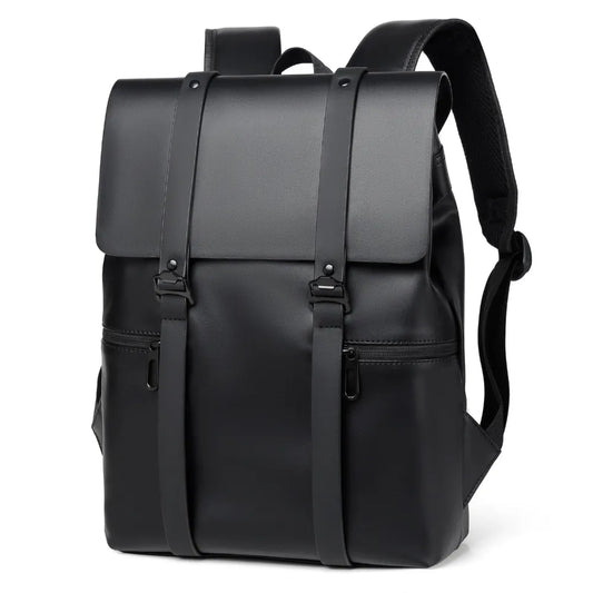 Adjustable Leather Travel Backpack