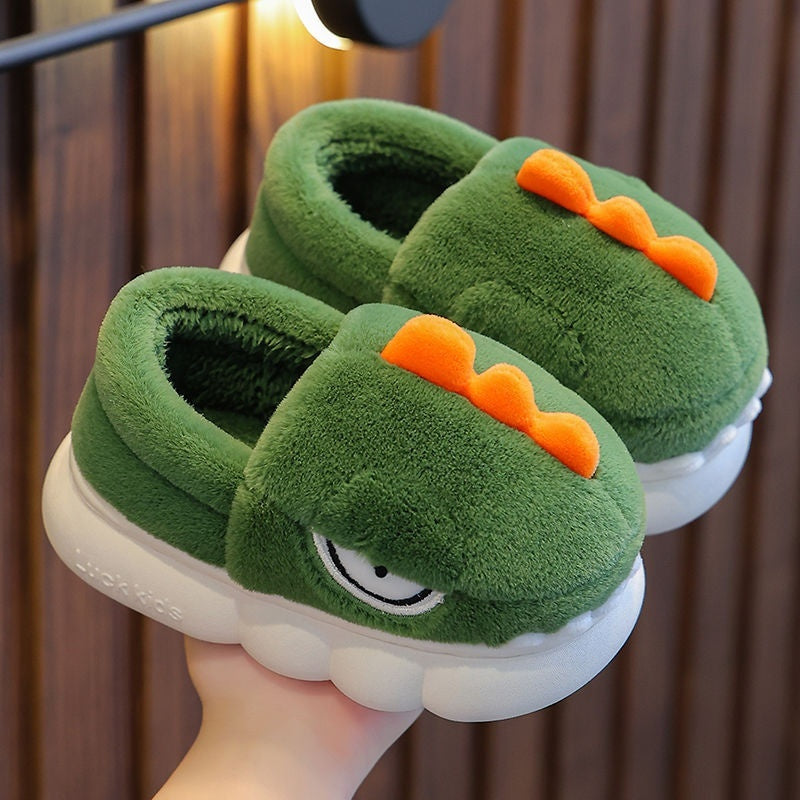 Children Cotton Slippers Boys Winter Girls Cute Child