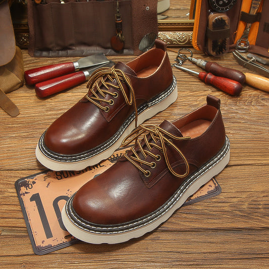 Genuine Leather High-End Spring and Summer Shoes