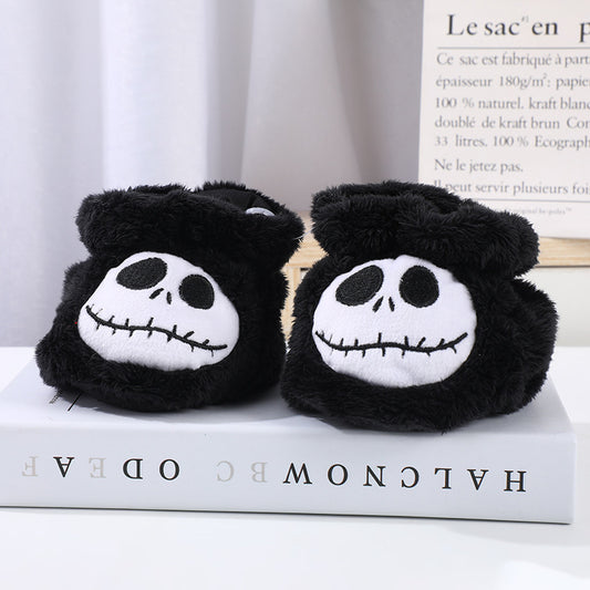 Creative Cartoon Halloween Cute Skull Slippers