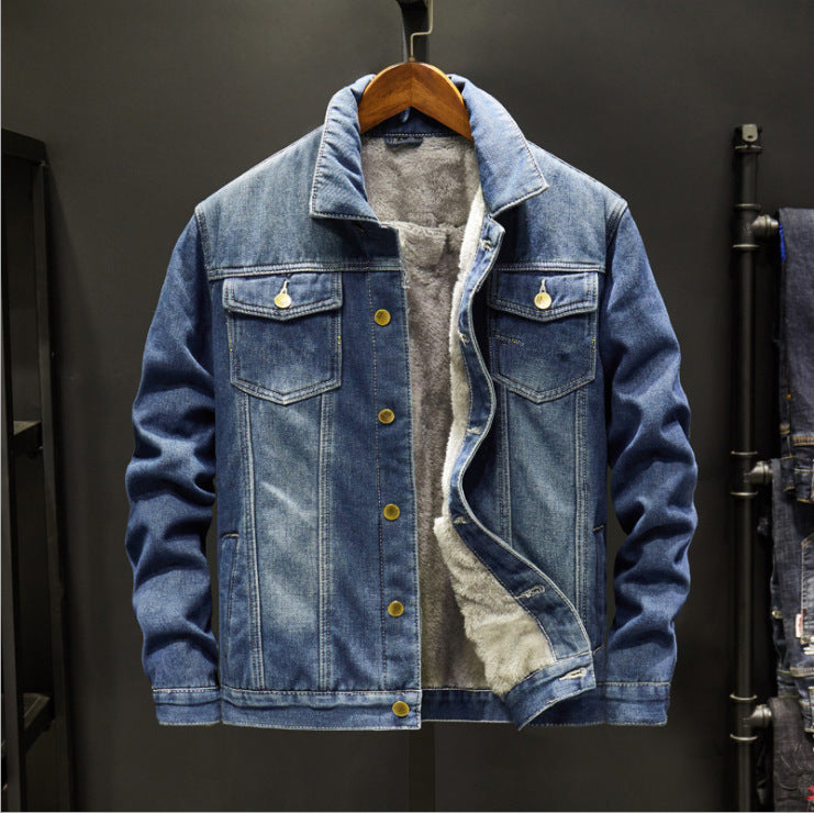 Denim Fleece Jacket