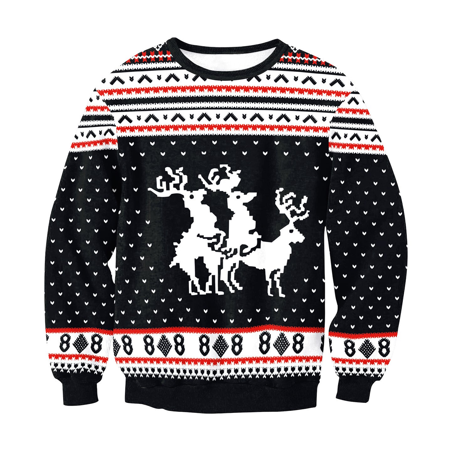 Ugly Christmas Santa Elf Sweaters and Tops