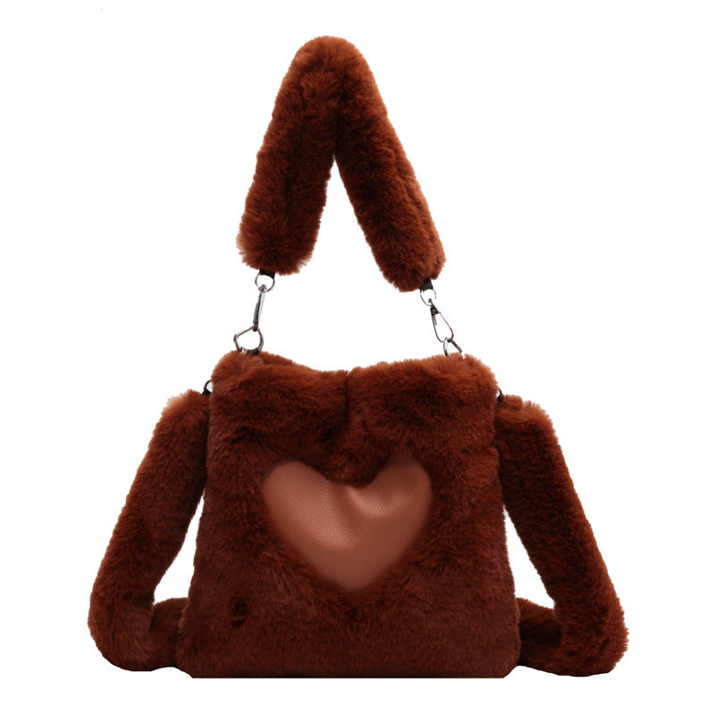 Valentines Love Plush Shoulder Bags