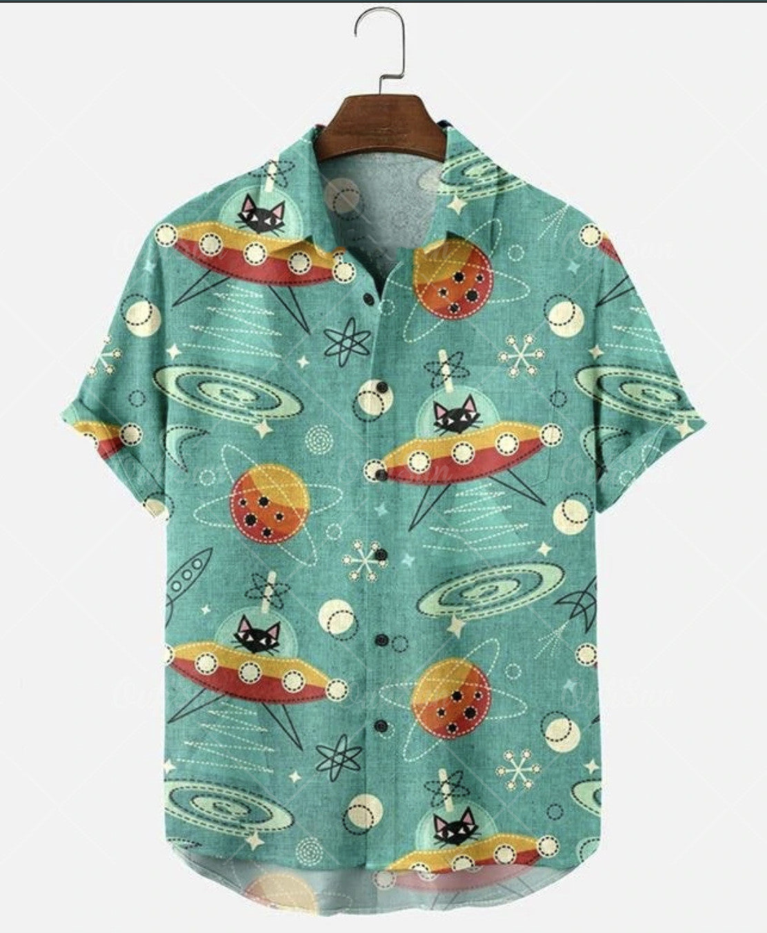 Printed Beach Shirt